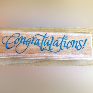 DELTA Rubber Stampede Rubber Stamp, Congratulations